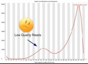 Per Sequence Quality Score bad data